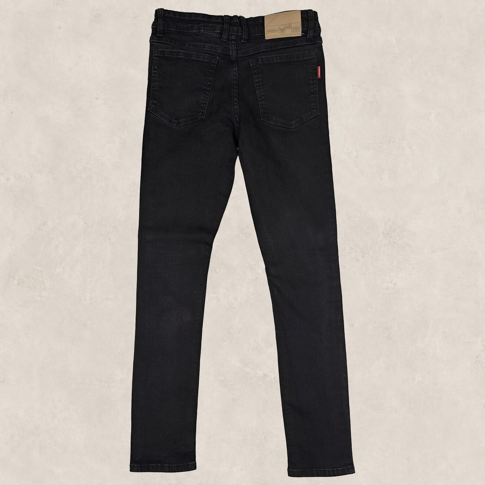 diesel denim kids boys black wash stretch skinny jeans pants size 13 by DIESEL – JEANS | RewearableUK