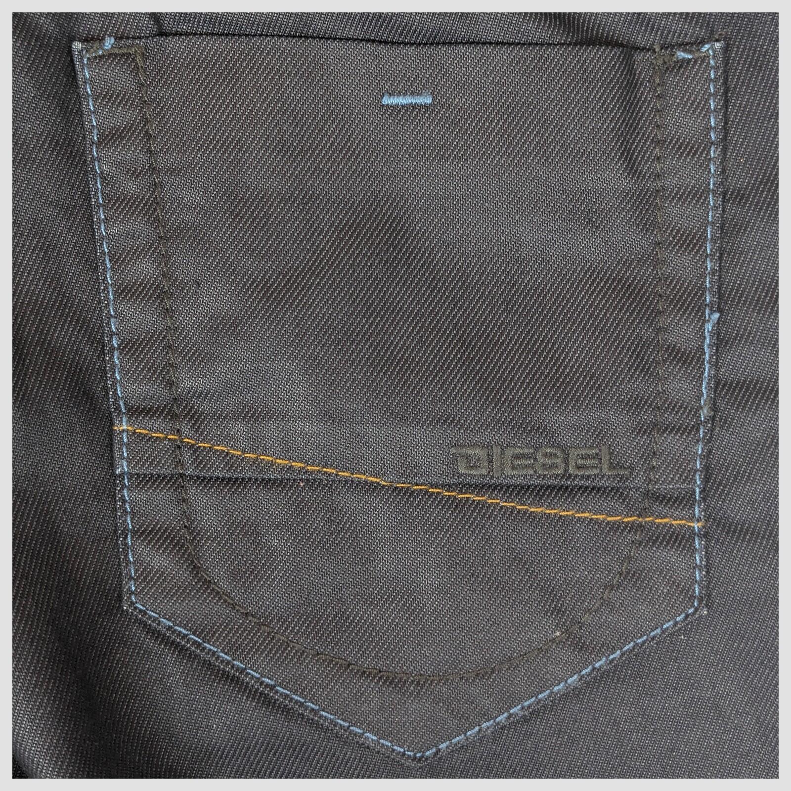 diesel denim kids boys solid black wash stretch straight denim jeans size 13 by DIESEL – JEANS | RewearableUK