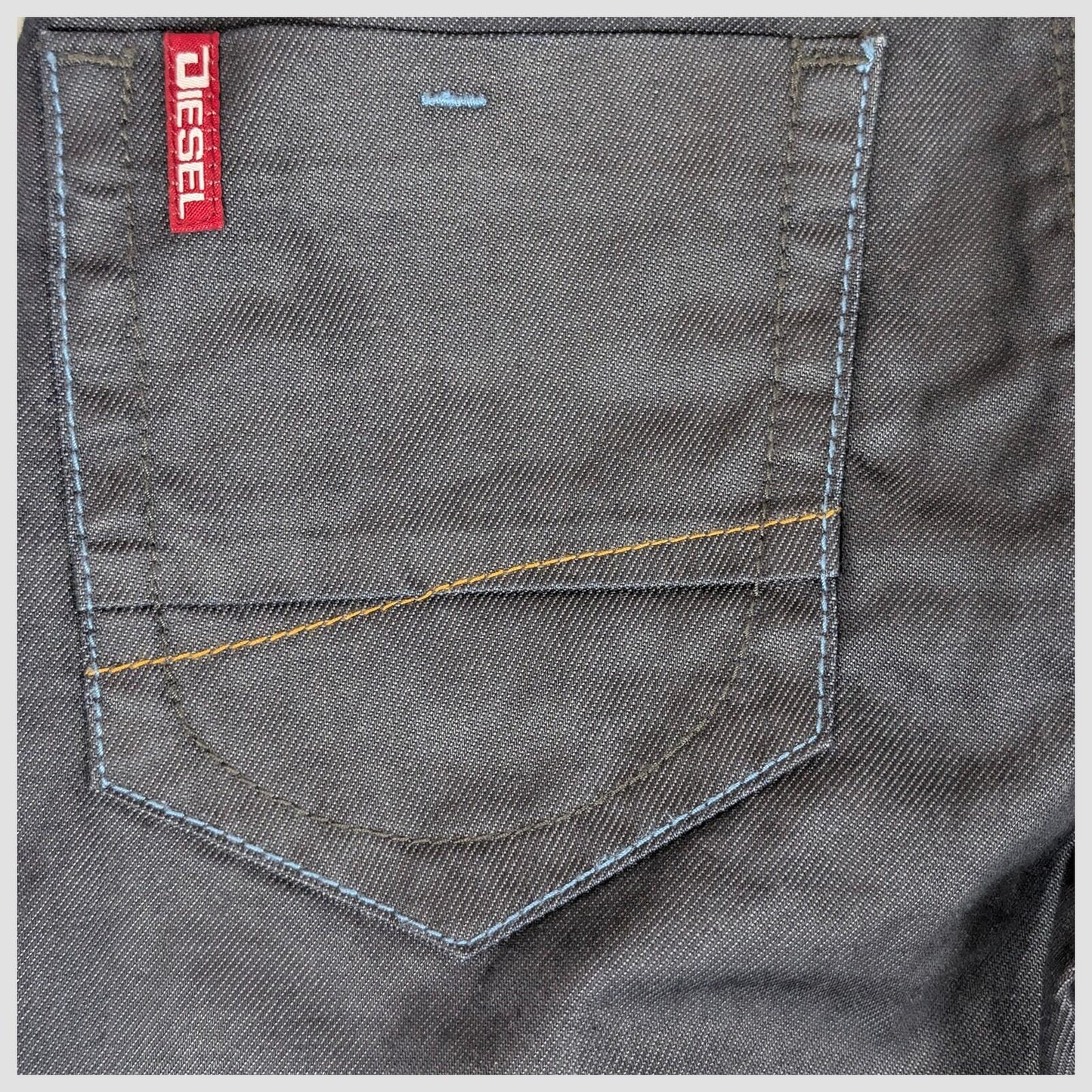 diesel denim kids boys solid black wash stretch straight denim jeans size 13 by DIESEL – JEANS | RewearableUK