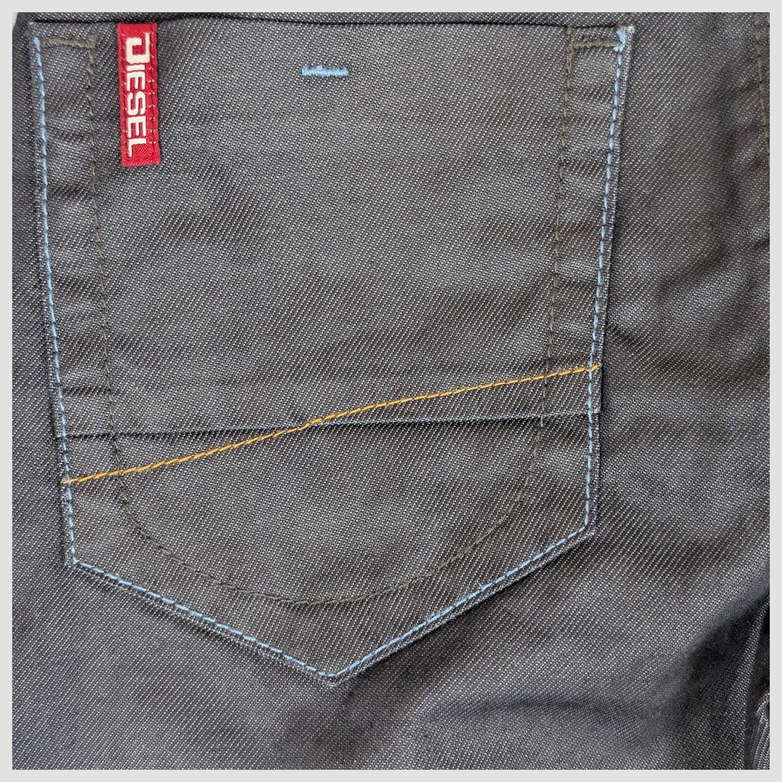 diesel denim kids boys solid black wash stretch straight denim jeans size 13 by DIESEL – JEANS | RewearableUK