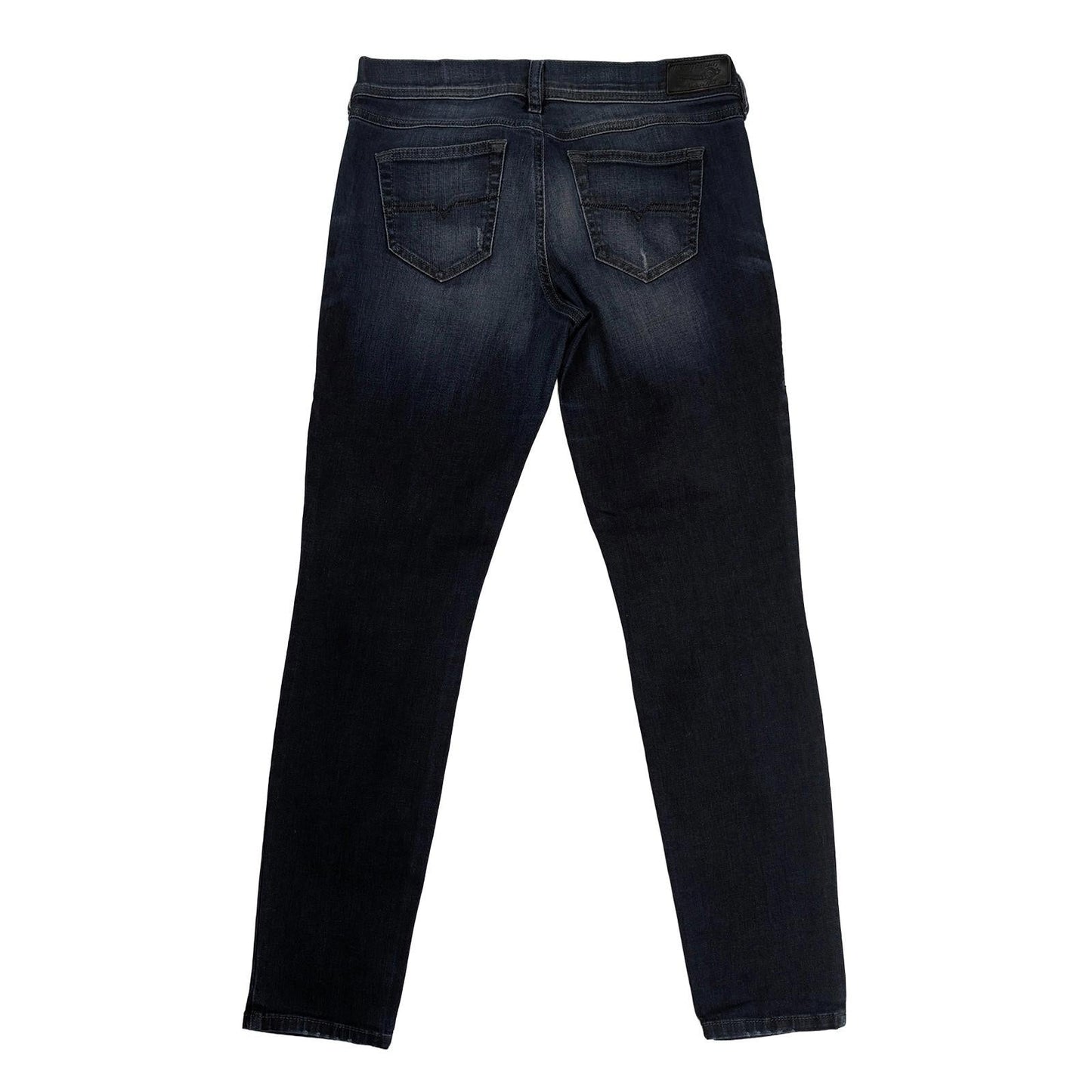 Diesel Francy Jeans Size W29 L30 Blue Dark Wash Relaxed Skinny Low Waist Stretch by DIESEL – | RewearableUK