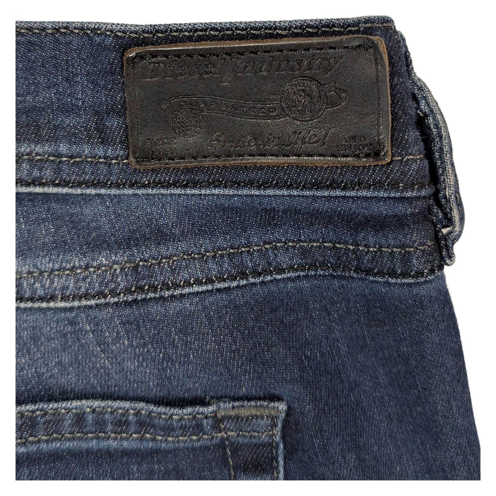 Diesel Francy Jeans Size W29 L30 Blue Dark Wash Relaxed Skinny Low Waist Stretch by DIESEL – | RewearableUK