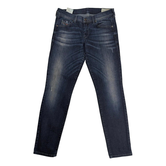 Diesel Francy Jeans Size W29 L30 Blue Dark Wash Relaxed Skinny Low Waist Stretch by DIESEL – | RewearableUK
