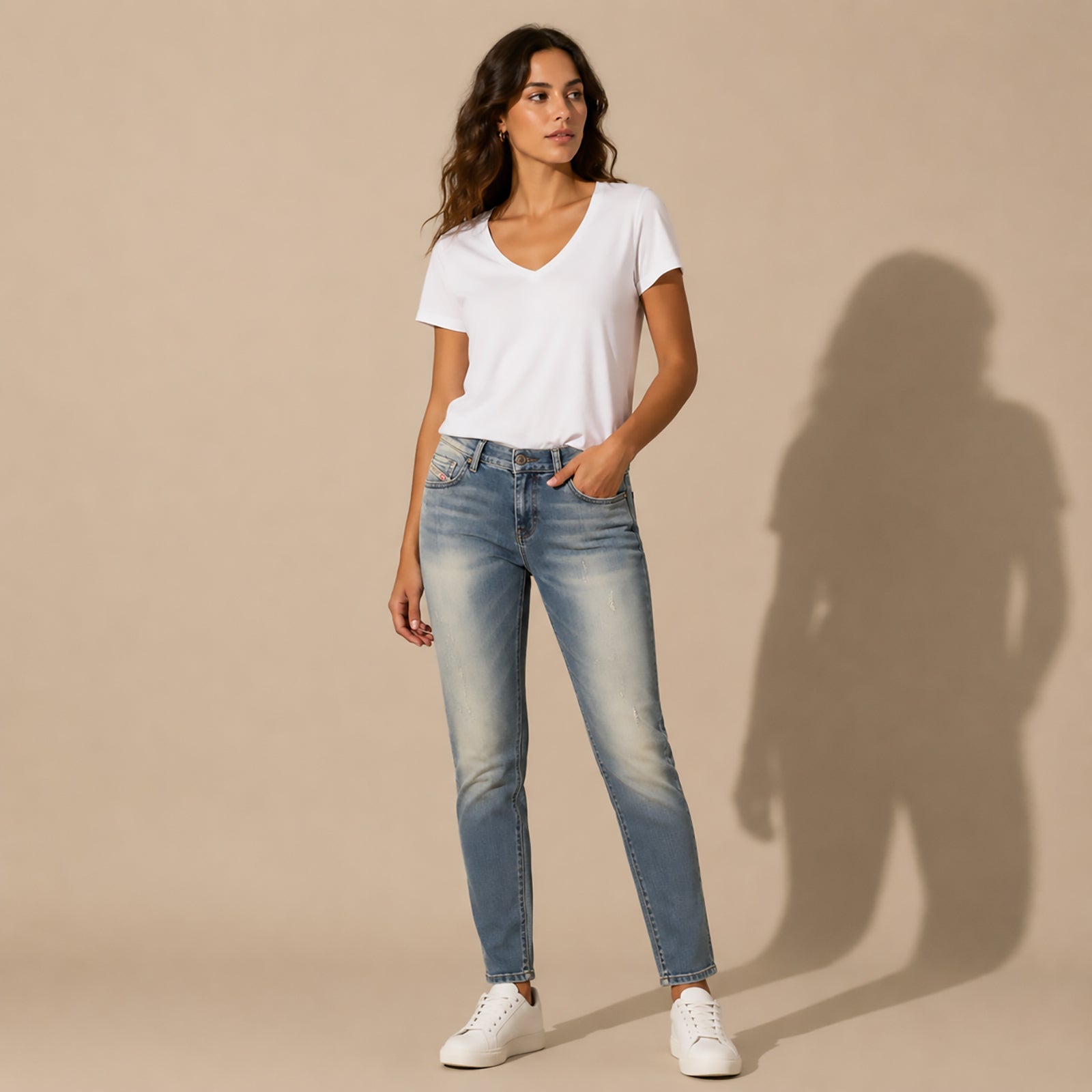 Diesel Grupee Super Slim Skinny Jeans W30 L30 Blue Womens by DIESEL – JEANS | RewearableUK