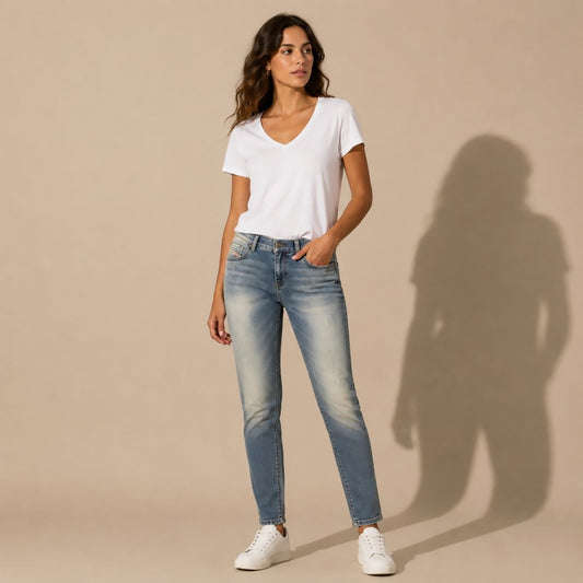 Diesel Grupee Super Slim Skinny Jeans W30 L30 Blue Womens by DIESEL – JEANS | RewearableUK