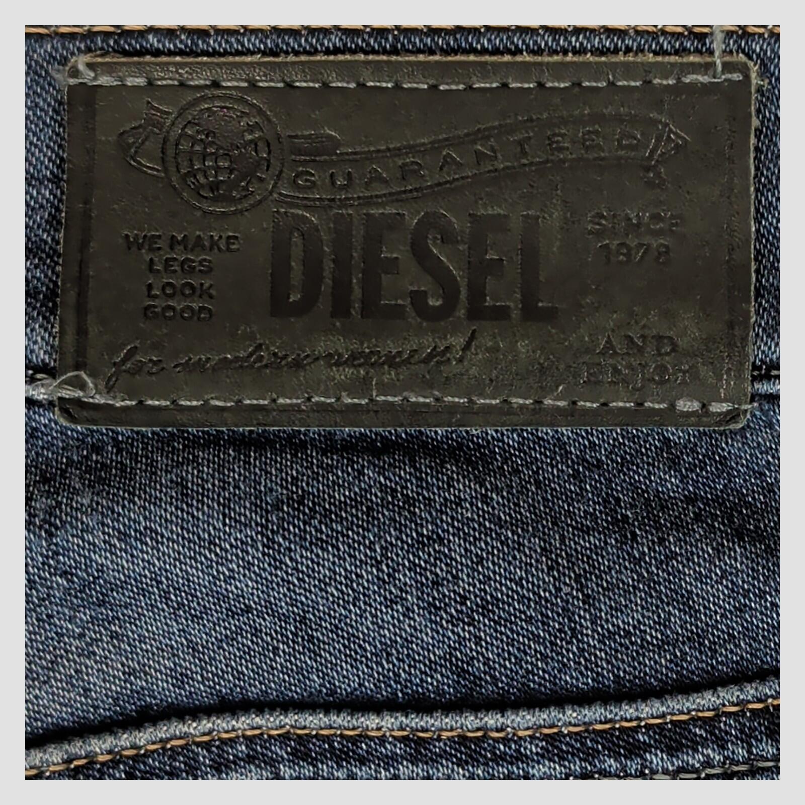 diesel hi - vy womens blue regular waist super slim skinny jeans size w26 l32 by DIESEL – JEANS | RewearableUK