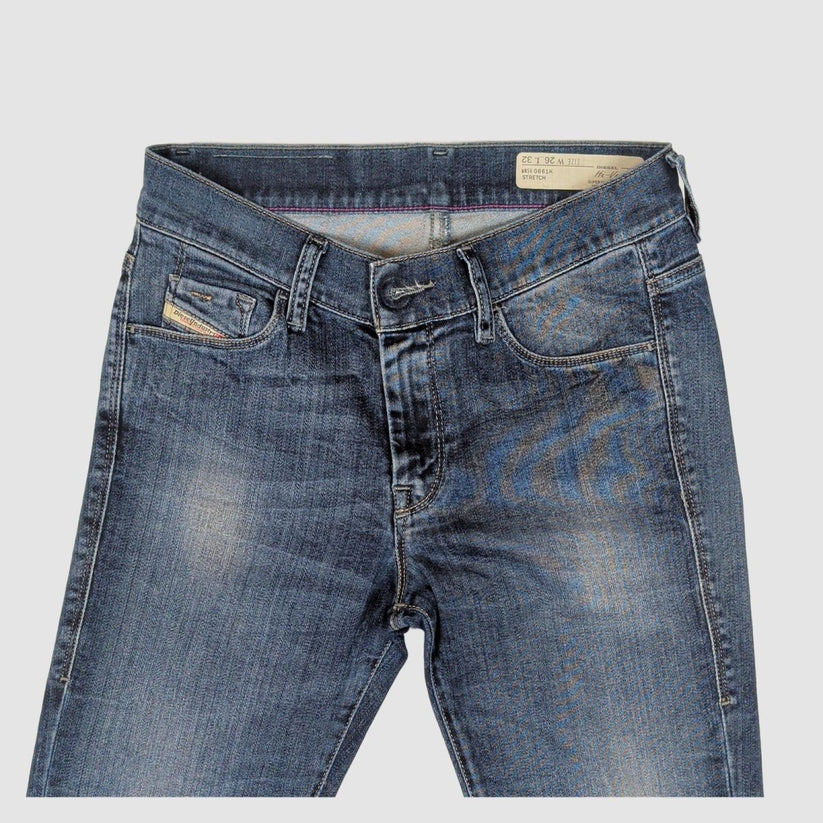 diesel hi - vy womens blue regular waist super slim skinny jeans size w26 l32 by DIESEL – JEANS | RewearableUK