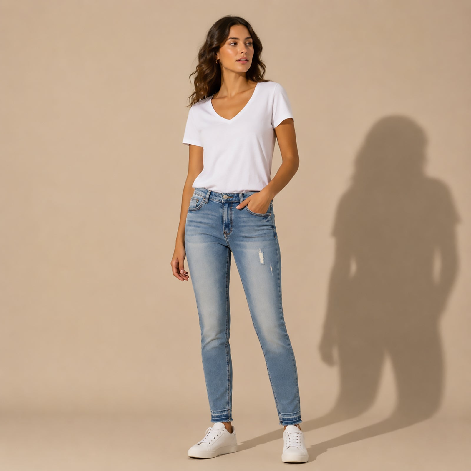 Diesel High Rise Skinny Jeans UK 10R Light Blue Womens Distressed by DIESEL – JEANS | RewearableUK