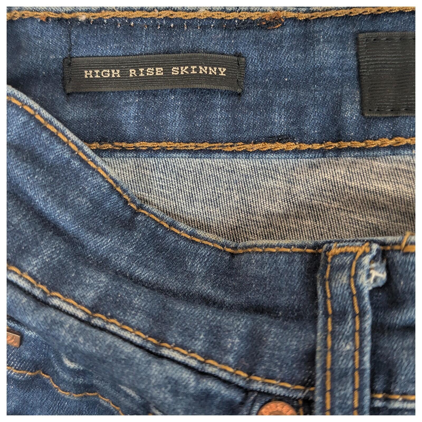 diesel high rise skinny jeans womens dark blue wash denim size 6 s pants by DIESEL – | RewearableUK