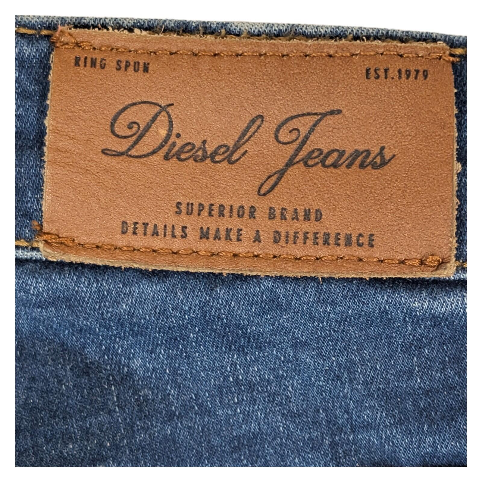 diesel high rise skinny jeans womens dark blue wash denim size 6 s pants by DIESEL – | RewearableUK