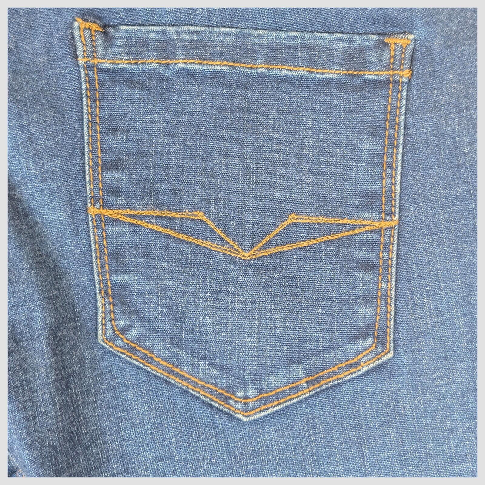 diesel high rise skinny jeans womens dark blue wash stretch denim size 12 r by DIESEL – | RewearableUK