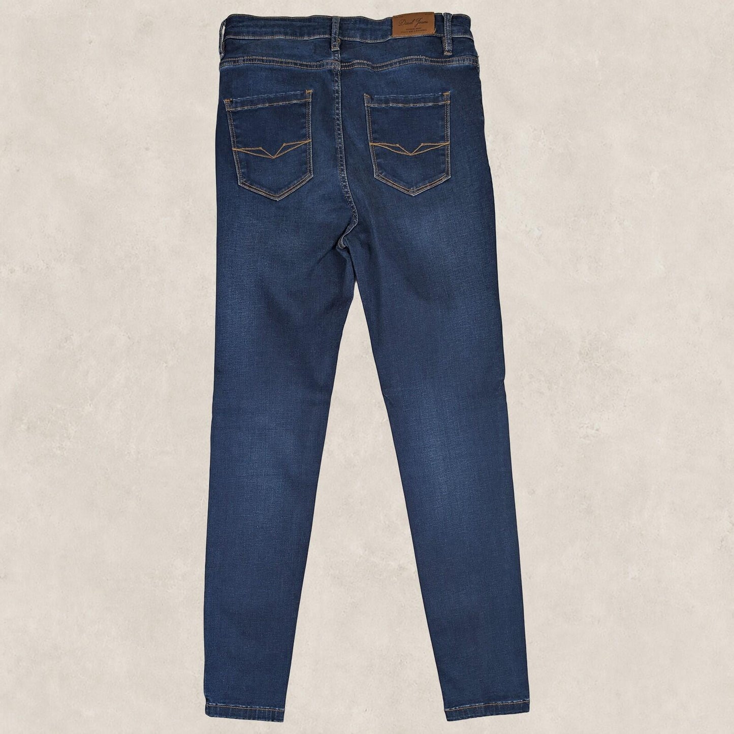 diesel high rise skinny jeans womens dark blue wash stretch denim size 12 r by DIESEL – | RewearableUK