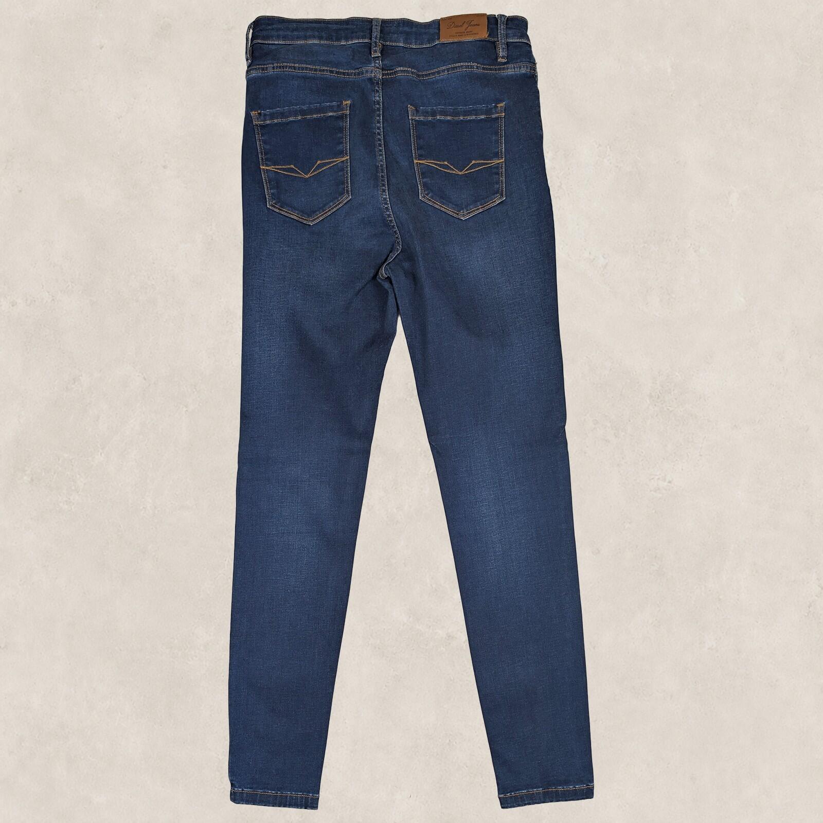diesel high rise skinny jeans womens dark blue wash stretch denim size 12 r by DIESEL – | RewearableUK