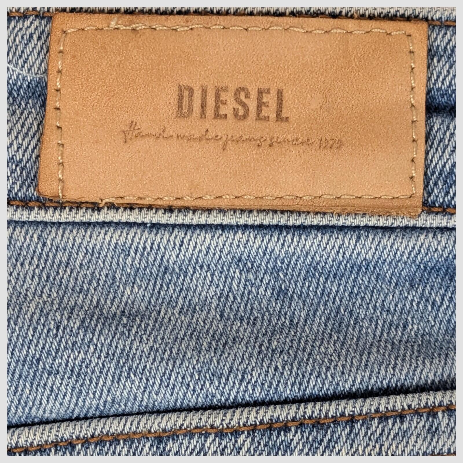 diesel high rise skinny womens light blue wash denim jeans size 10 regular by DIESEL – JEANS | RewearableUK