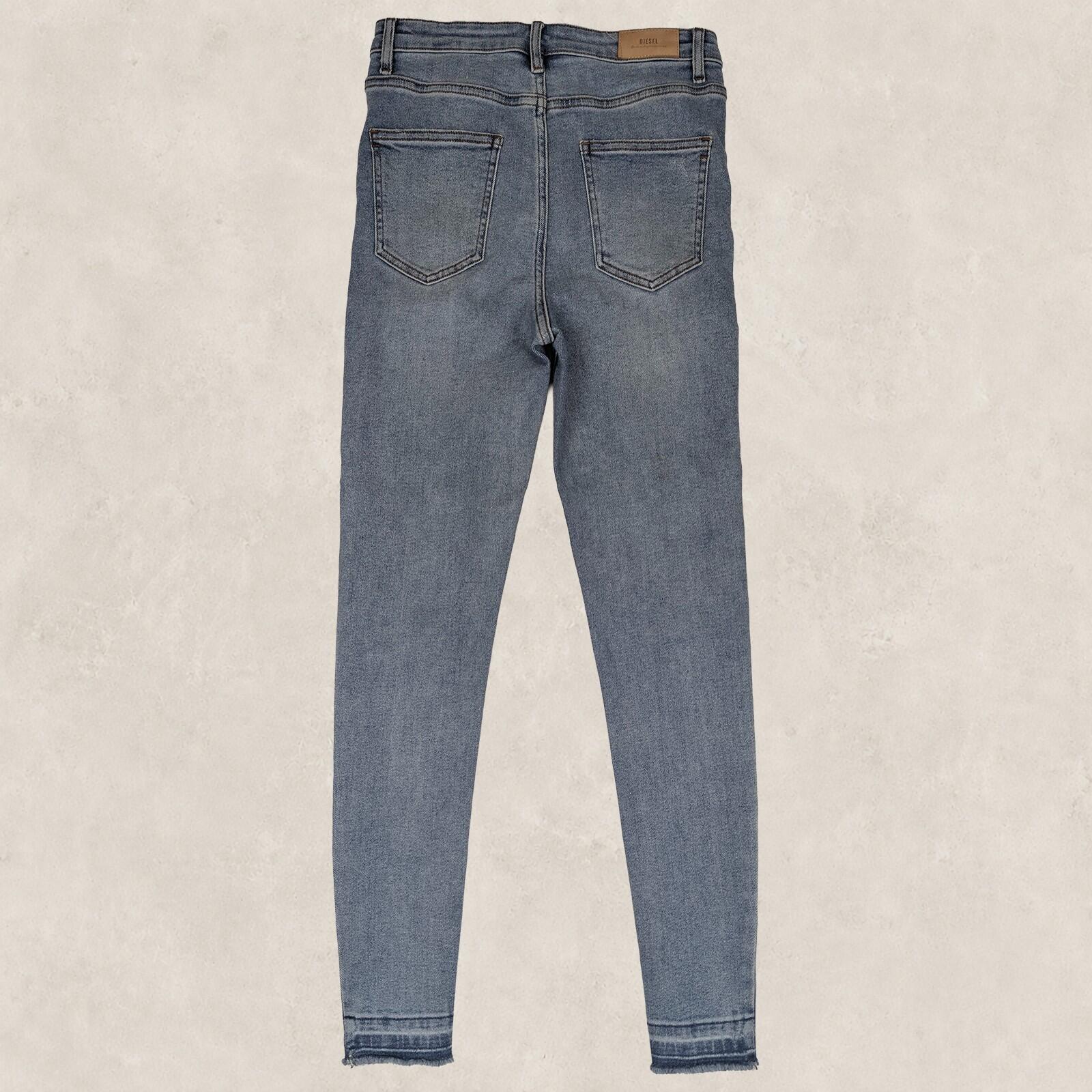 diesel high rise skinny womens light blue wash denim jeans size 10 regular by DIESEL – JEANS | RewearableUK