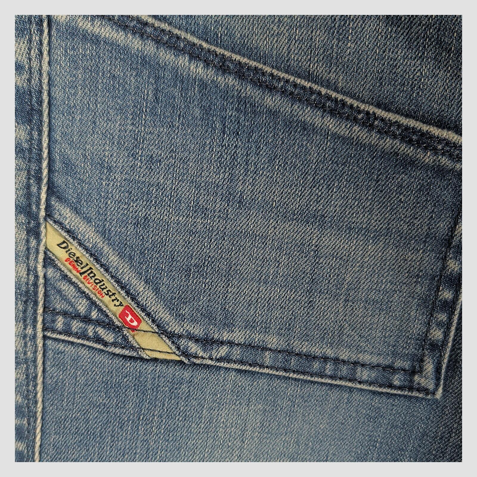 Diesel Hushy Womens Light Blue Stretch Skinny Jeans W31 L34 Stud Detail by DIESEL – JEANS | RewearableUK