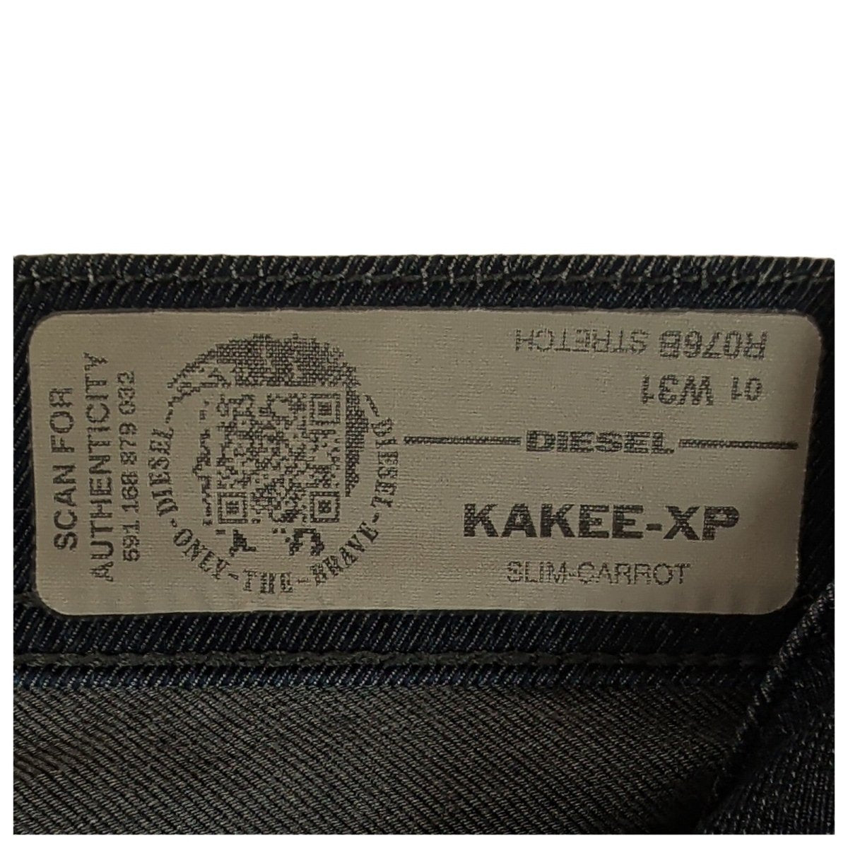 Diesel Kakee-XP Jeans Men W32 L31 Blue Slim Carrot Stretch Denim – product photo 5 | RewearableUK