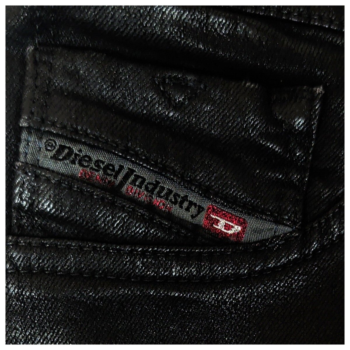 Diesel Livier-Sp Womens Black Coated Jeans W25 Super Slim Jegging Low Waist by DIESEL – | RewearableUK