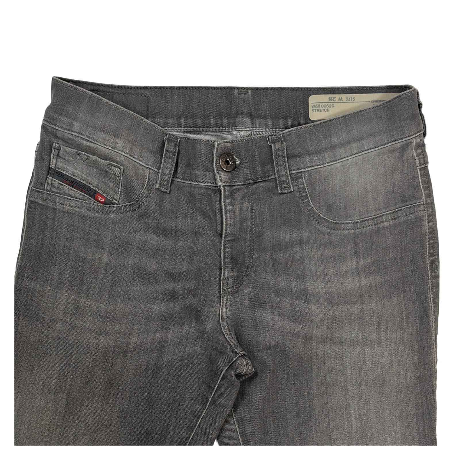 diesel livier womens jegging jeans w28 grey low waist super slim stretch by DIESEL – | RewearableUK