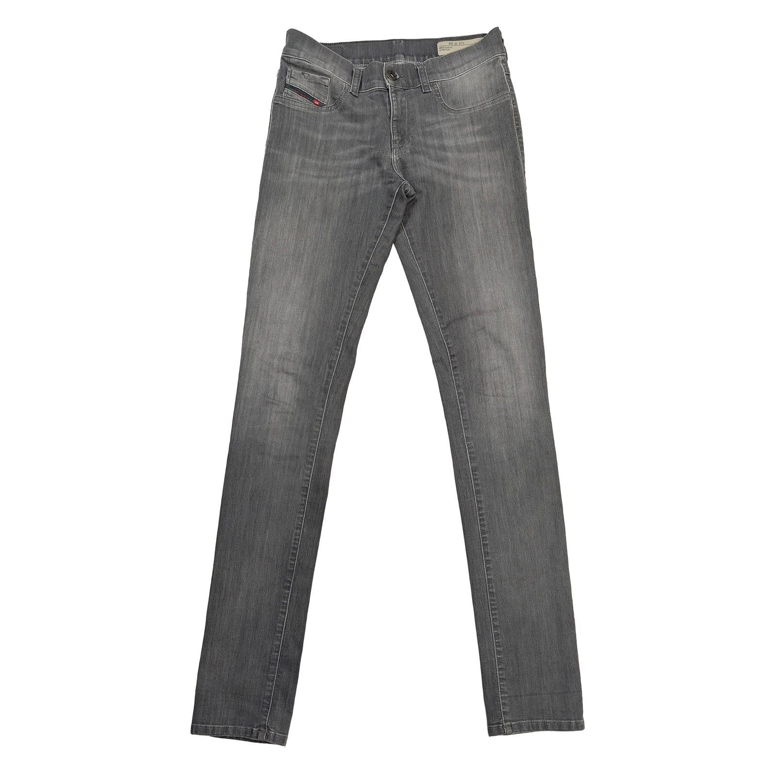 diesel livier womens jegging jeans w28 grey low waist super slim stretch by DIESEL – | RewearableUK