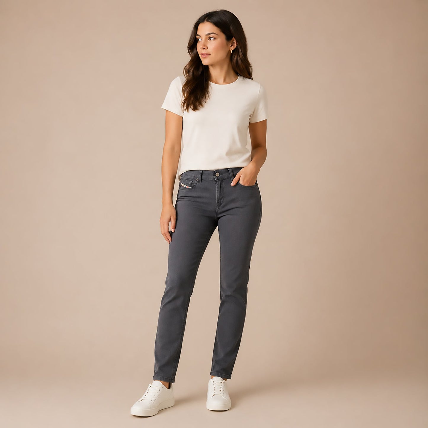 Diesel Livy Skinny Jeans Black Coated Stretch W32 L30 Womens by DIESEL – JEANS | RewearableUK