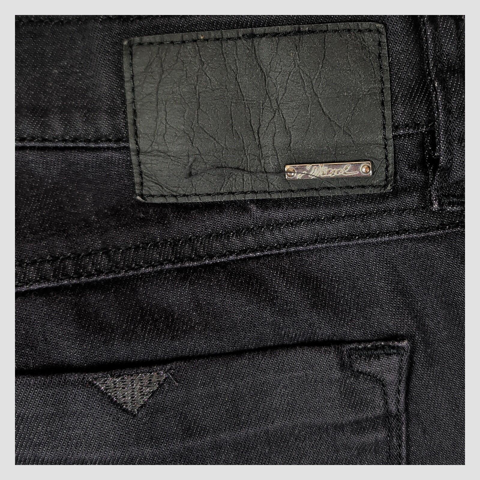 Diesel Livy Skinny Jeans Black Coated Stretch W32 L30 Womens by DIESEL – JEANS | RewearableUK