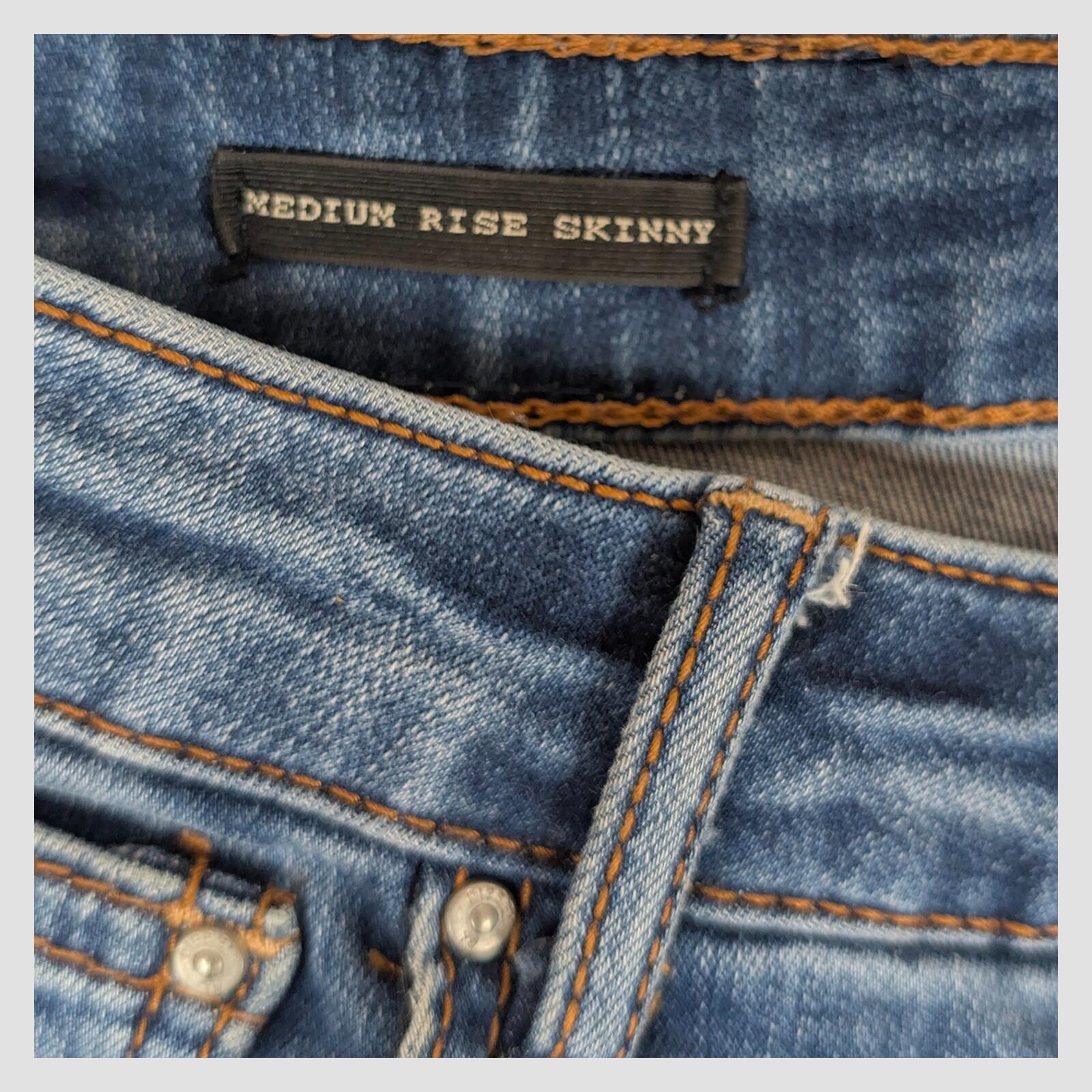 diesel medium rise skinny womens denim jeans blue wash size w 28 l 30 pants by DIESEL – | RewearableUK