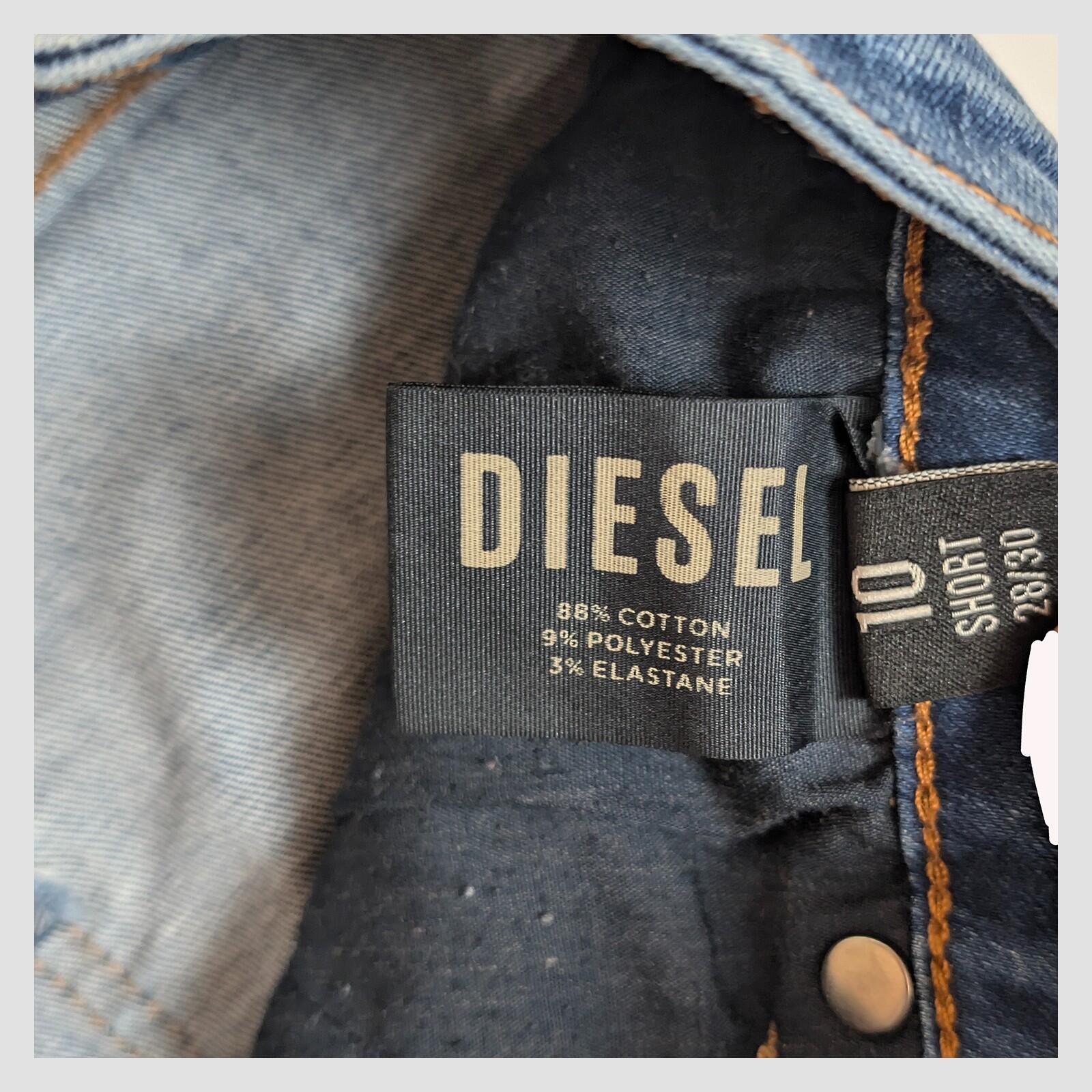 diesel medium rise skinny womens denim jeans blue wash size w 28 l 30 pants by DIESEL – | RewearableUK