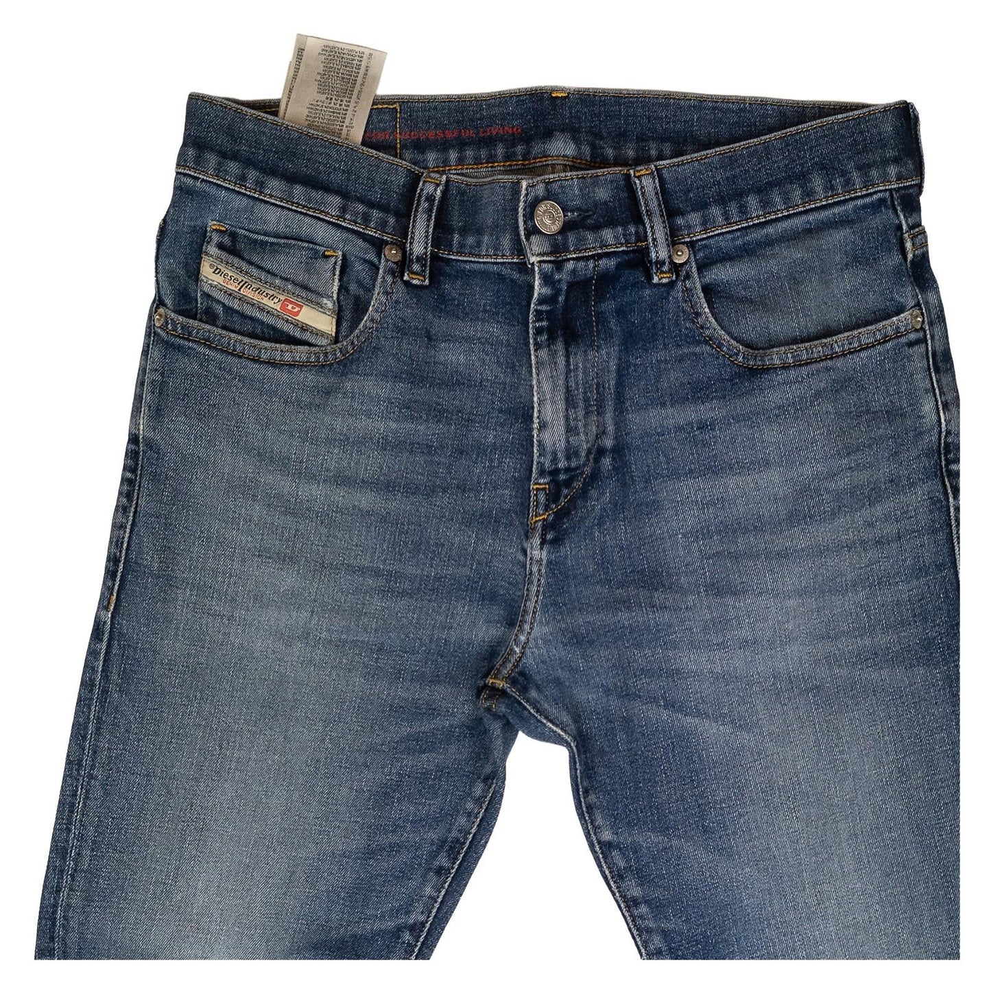 Diesel Men's Jeans W29 Blue Slim Fit 2019 D - Strukt Stretch Denim Mid Waist Pants by DIESEL – | RewearableUK