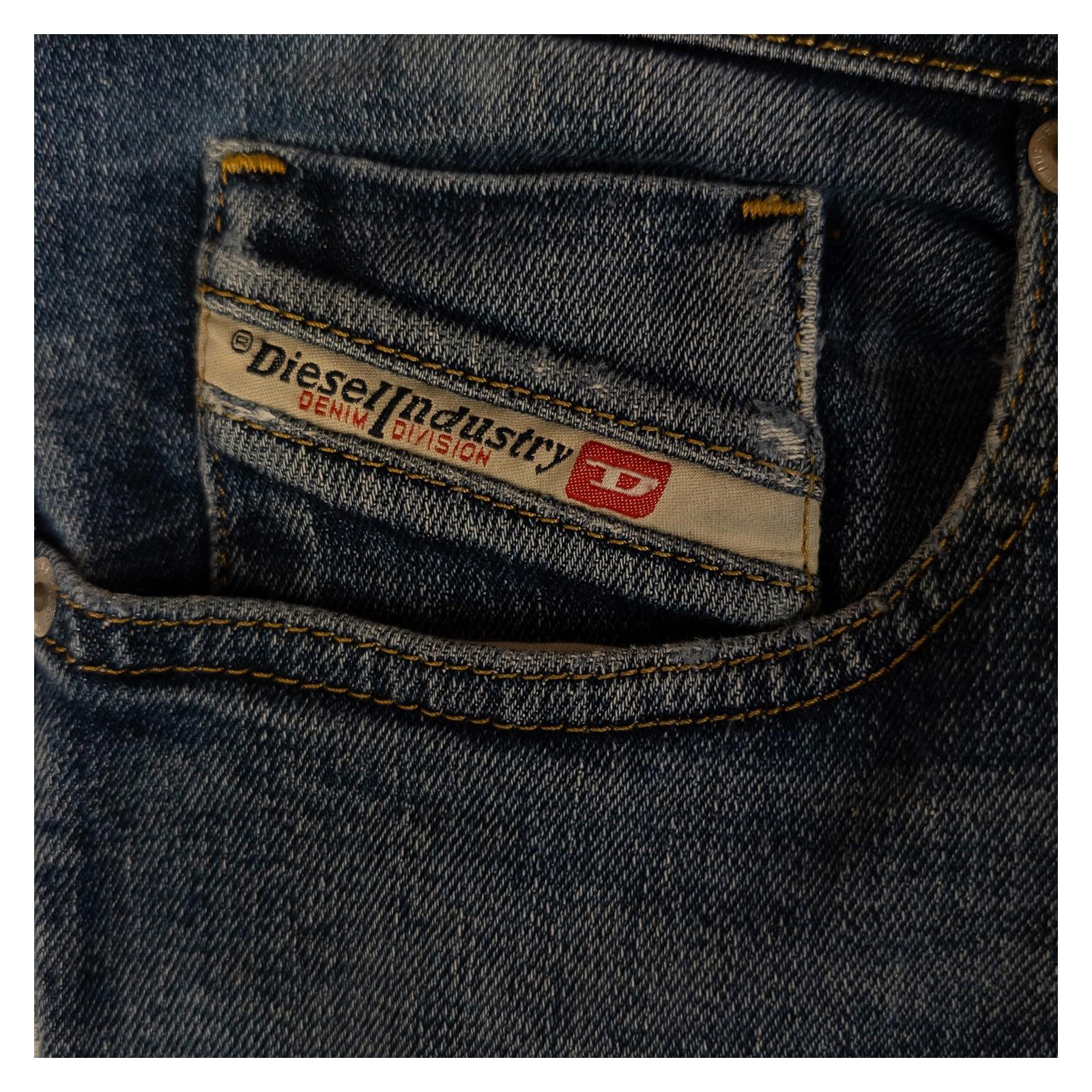 Diesel Men's Jeans W29 Blue Slim Fit 2019 D - Strukt Stretch Denim Mid Waist Pants by DIESEL – | RewearableUK