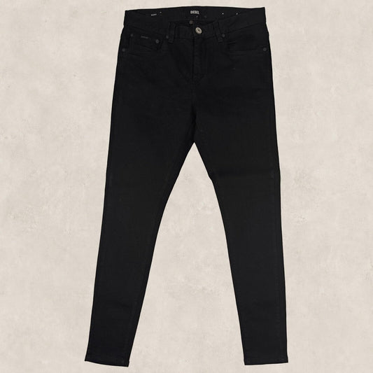 diesel mens solid black wash stretch skinny fit denim jeans pants size 28 30 by DIESEL – | RewearableUK