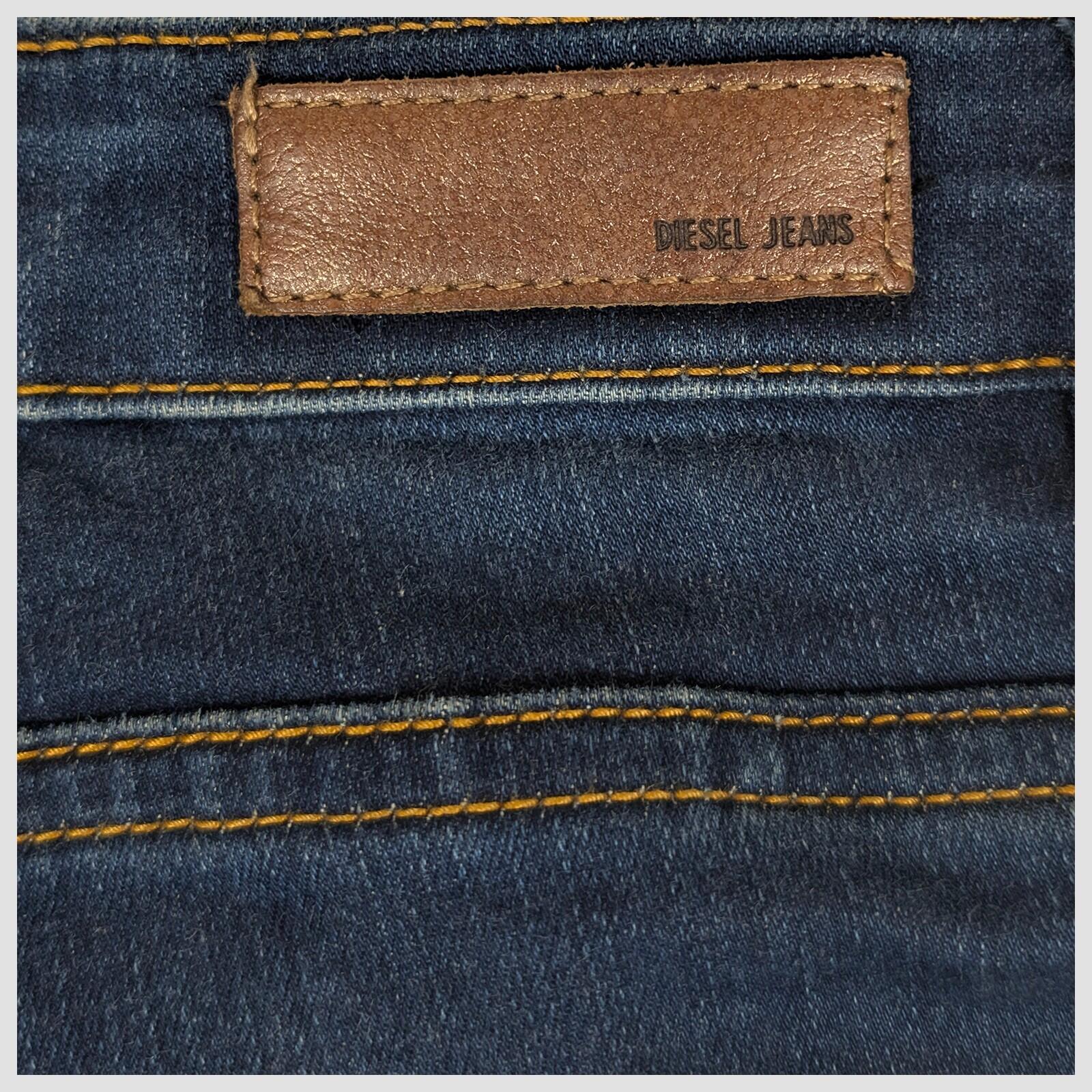 diesel santana high rise skinny womens dark blue wash denim jeans size 12 r by DIESEL – JEANS | RewearableUK