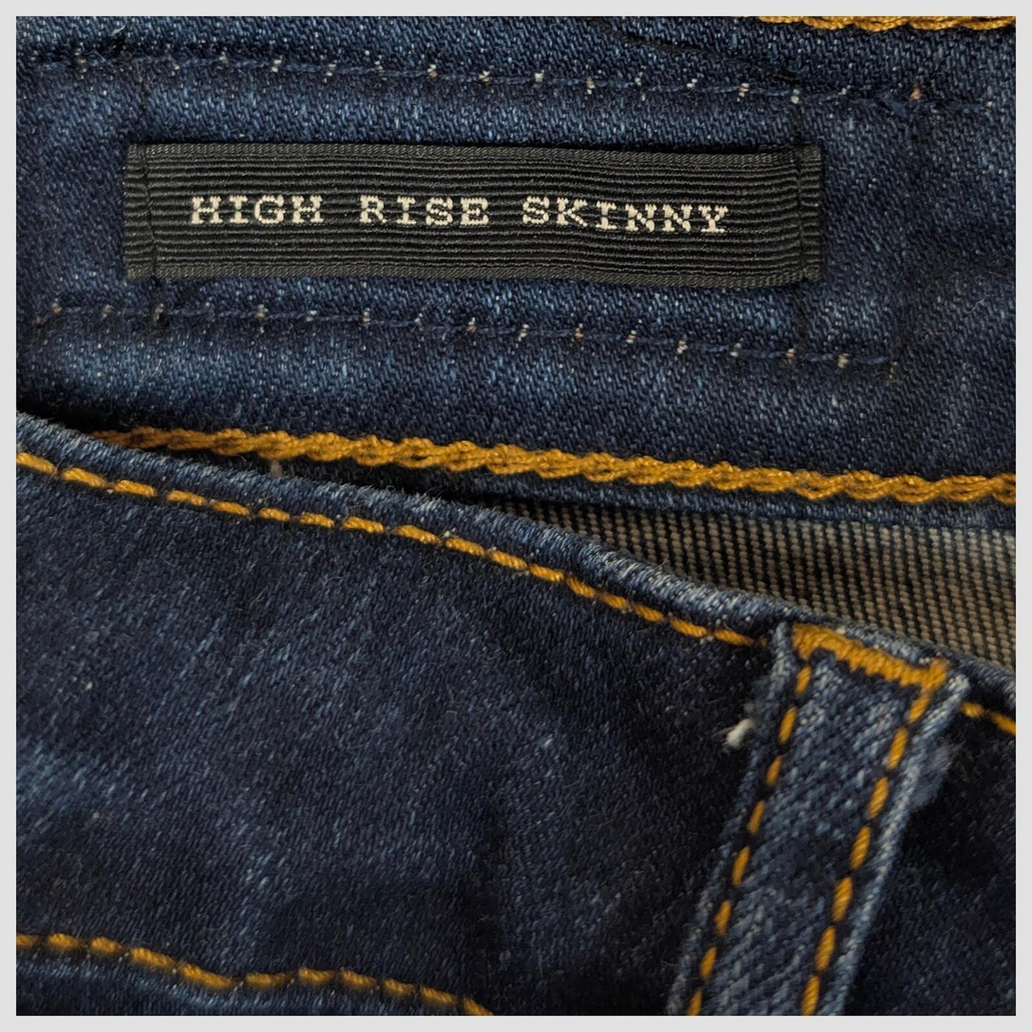 diesel santana high rise skinny womens dark blue wash denim jeans size 12 r by DIESEL – JEANS | RewearableUK