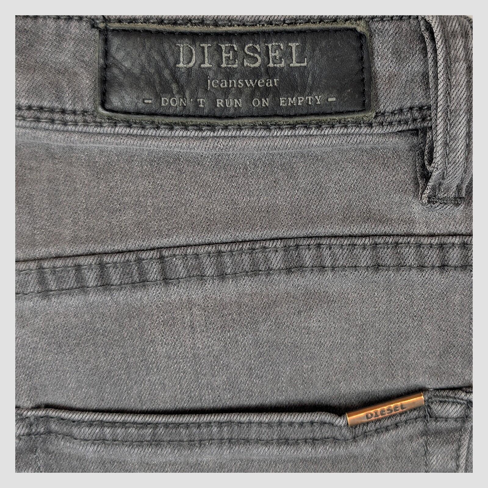 diesel skinny fit mens denim jeans dark grey wash casual pants size w 30 l 32 by DIESEL – | RewearableUK