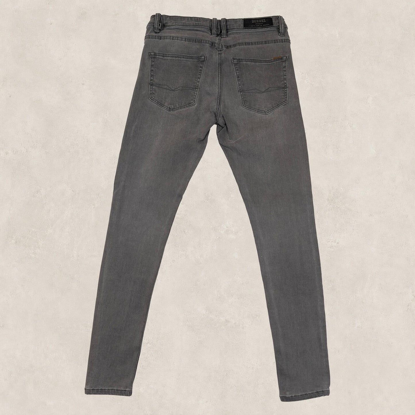 diesel skinny fit mens denim jeans dark grey wash casual pants size w 30 l 32 by DIESEL – | RewearableUK