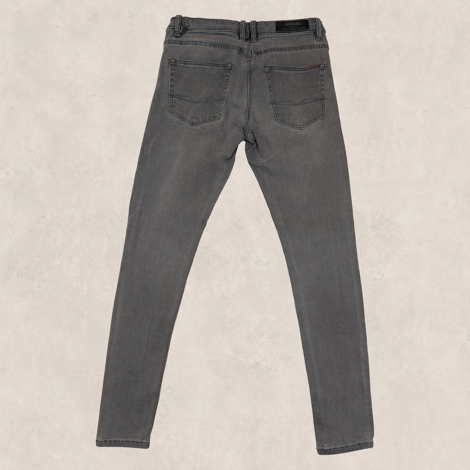 diesel skinny fit mens denim jeans dark grey wash casual pants size w 30 l 32 by DIESEL – | RewearableUK