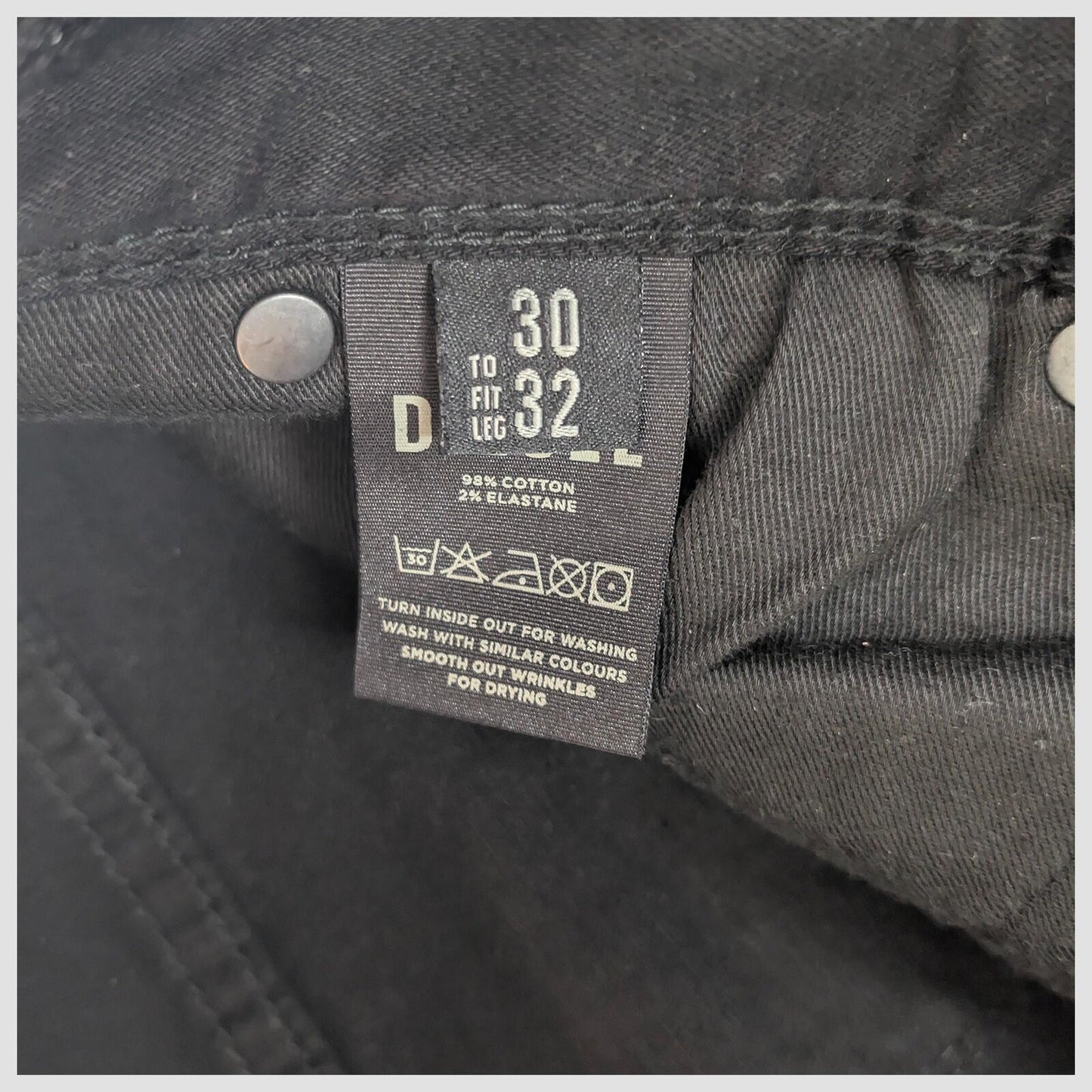 diesel skinny jeans mens black wash stretch denim trousers size w 30 l 32 by DIESEL – JEANS | RewearableUK