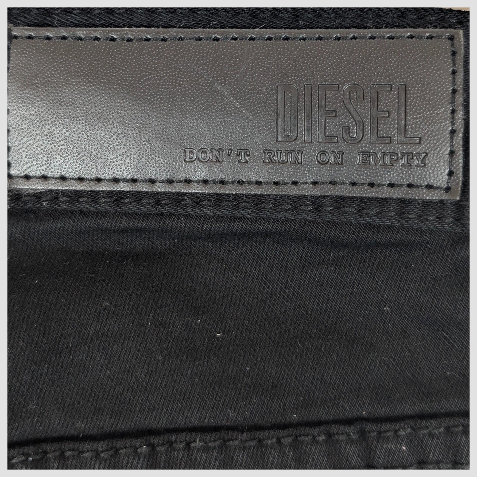 diesel skinny jeans mens black wash stretch denim trousers size w 30 l 32 by DIESEL – JEANS | RewearableUK