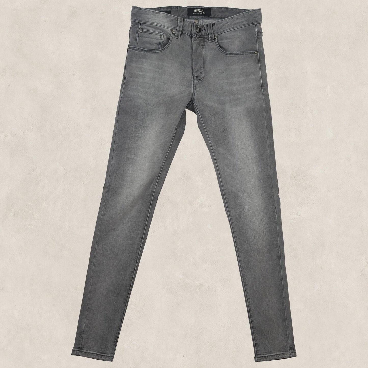 diesel skinny jeans mens grey wash stretch denim pants size w 28 l 30 by DIESEL – | RewearableUK