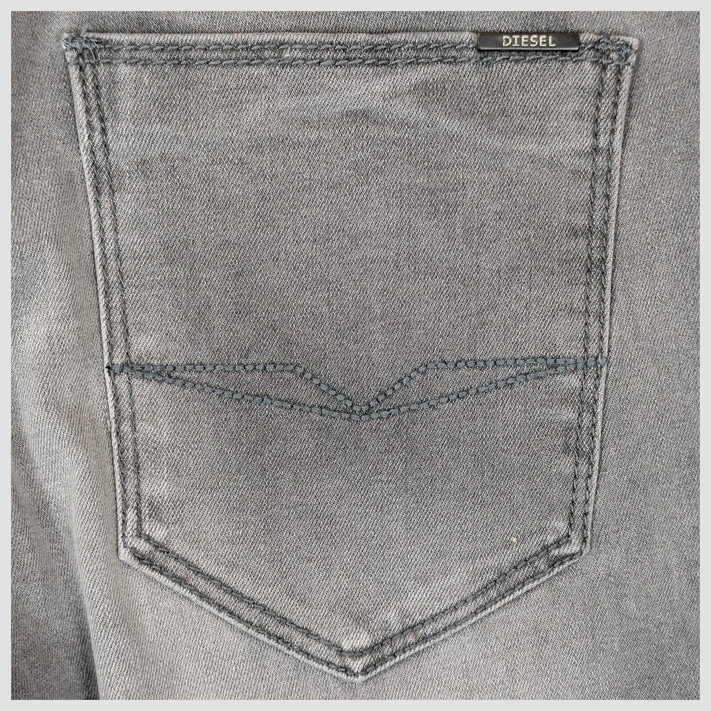 diesel skinny jeans mens grey wash stretch denim pants size w 28 l 30 by DIESEL – | RewearableUK