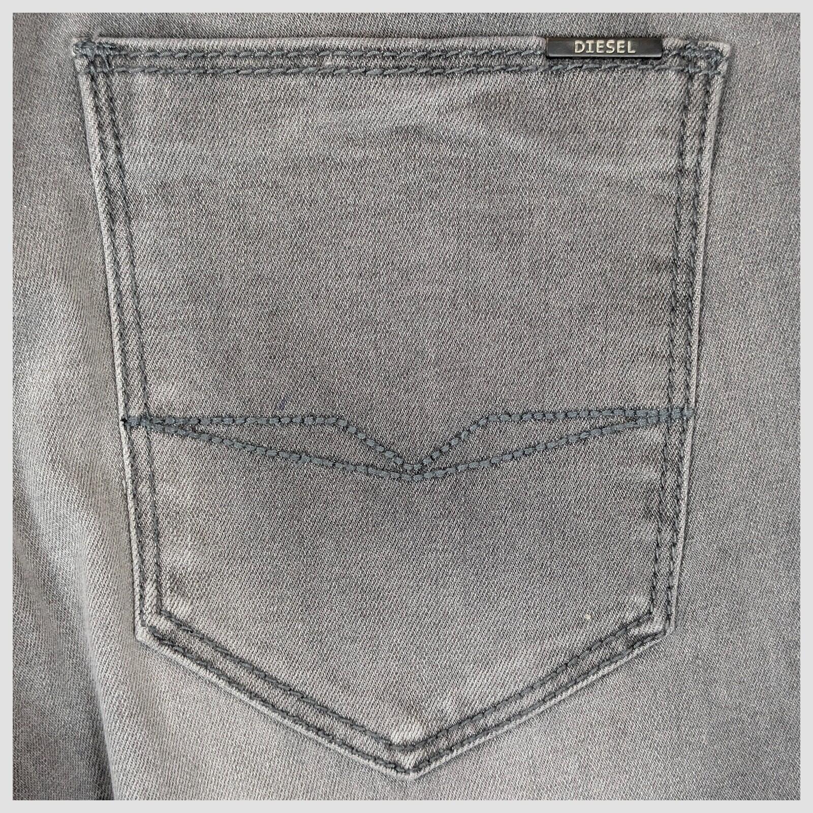 diesel skinny jeans mens grey wash stretch denim pants size w 28 l 30 by DIESEL – | RewearableUK