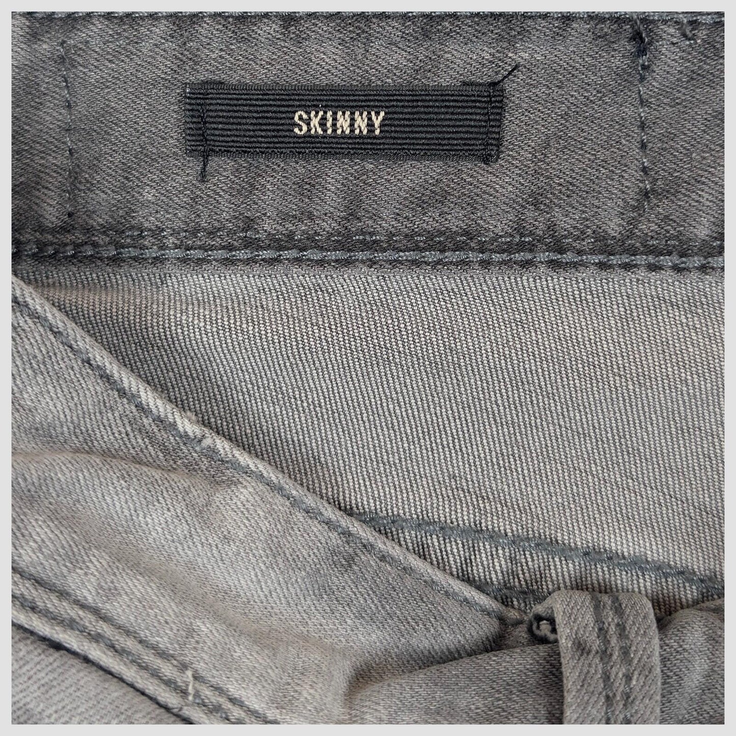 diesel skinny jeans mens grey wash stretch denim pants size w 28 l 30 by DIESEL – | RewearableUK