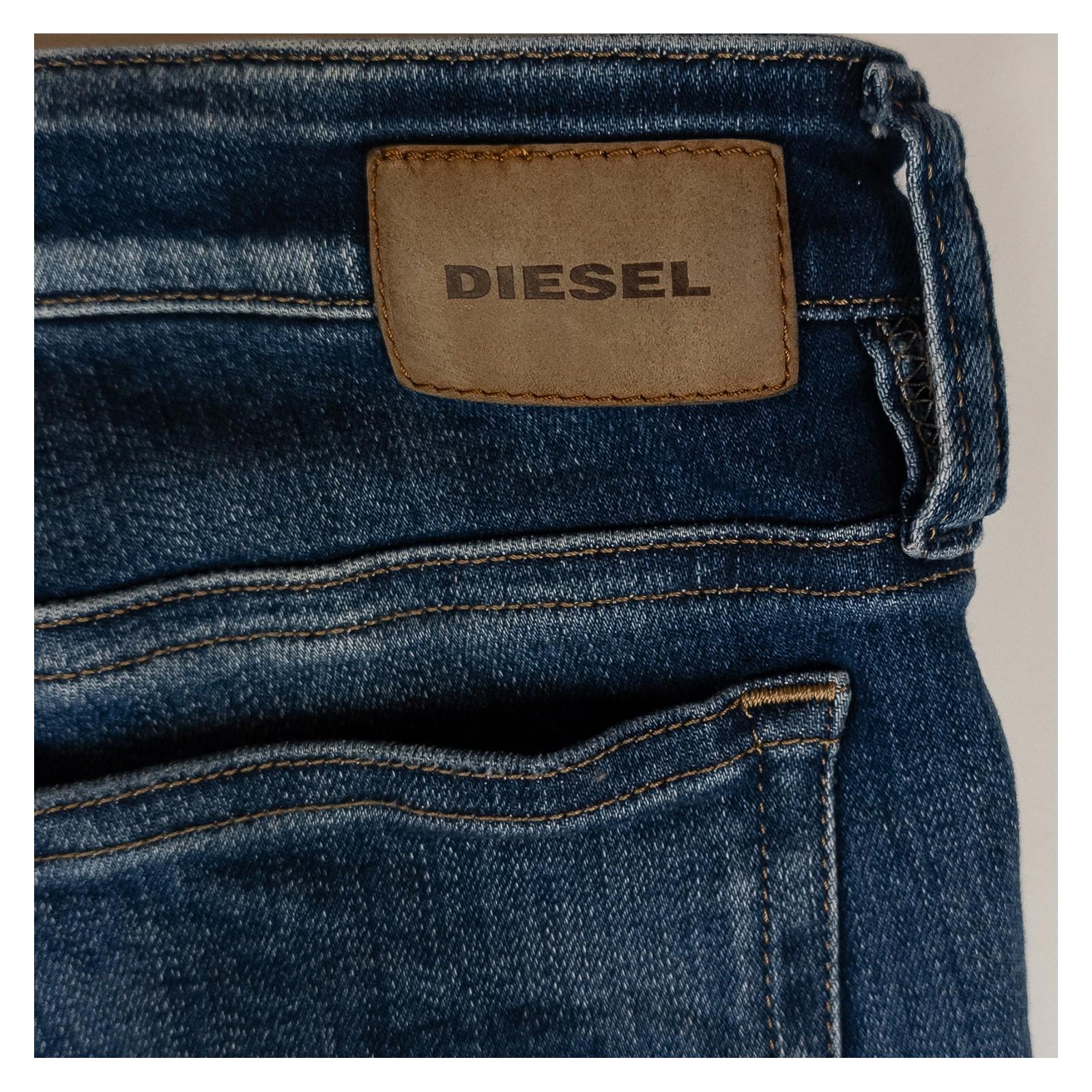 Diesel Skinzee Jeans W30 L32 Women Blue Ripped Super Skinny Regular Waist Italy by DIESEL – | RewearableUK