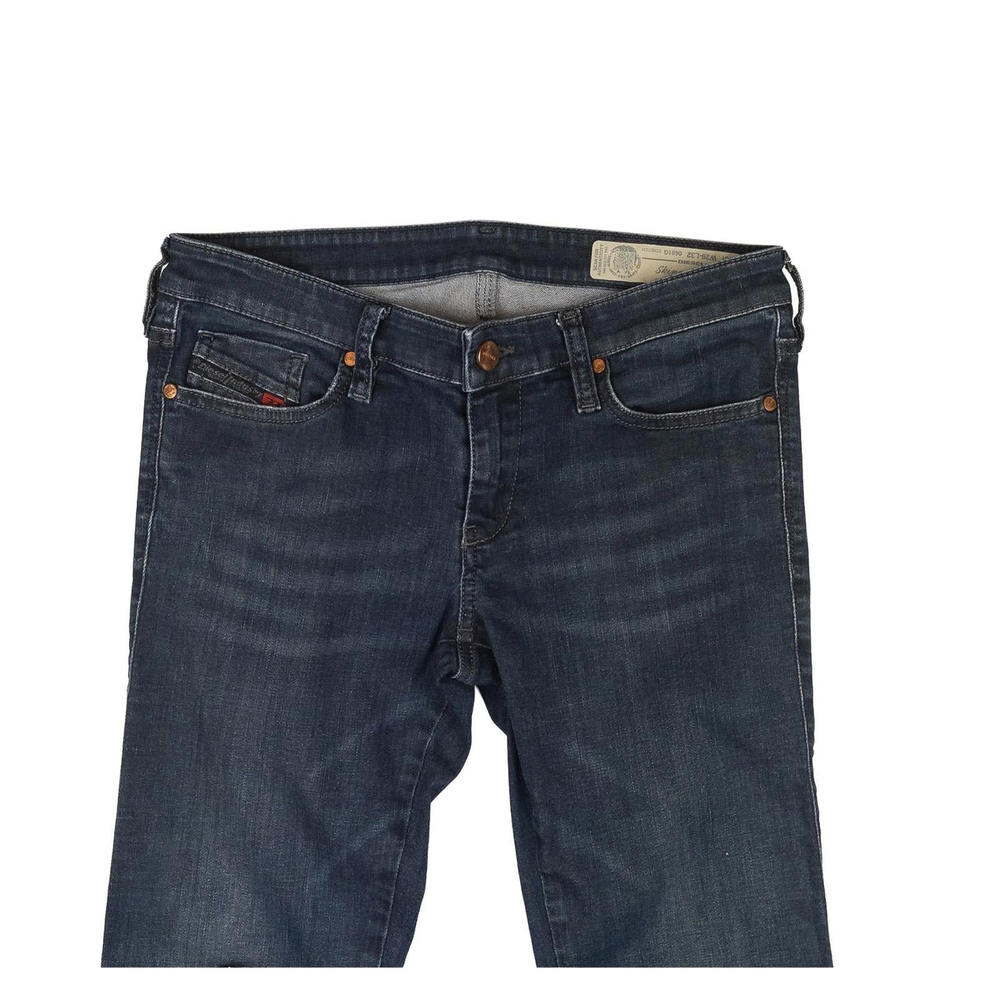 Diesel Skinzee - Low - S Jeans W29 L32 Dark Blue Super Slim Skinny Low Waist Stretch by DIESEL – | RewearableUK