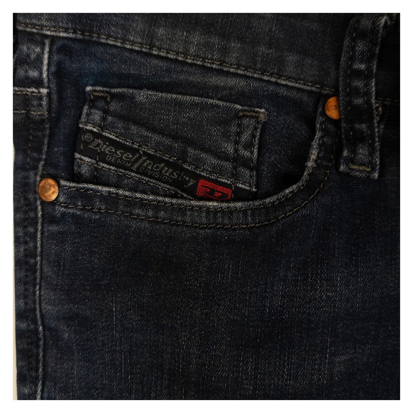 Diesel Skinzee - Low - S Jeans W29 L32 Dark Blue Super Slim Skinny Low Waist Stretch by DIESEL – | RewearableUK