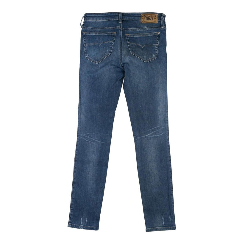 Diesel Skinzee - XP Jeans W28 L30 Blue Super Skinny Regular Waist Stretch Denim by DIESEL – | RewearableUK