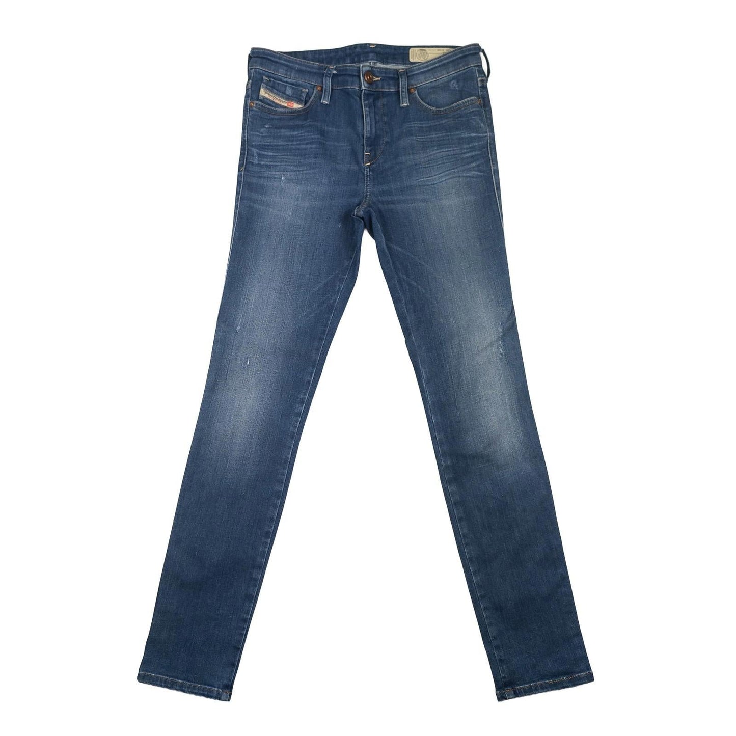 Diesel Skinzee - XP Jeans W28 L30 Blue Super Skinny Regular Waist Stretch Denim by DIESEL – | RewearableUK