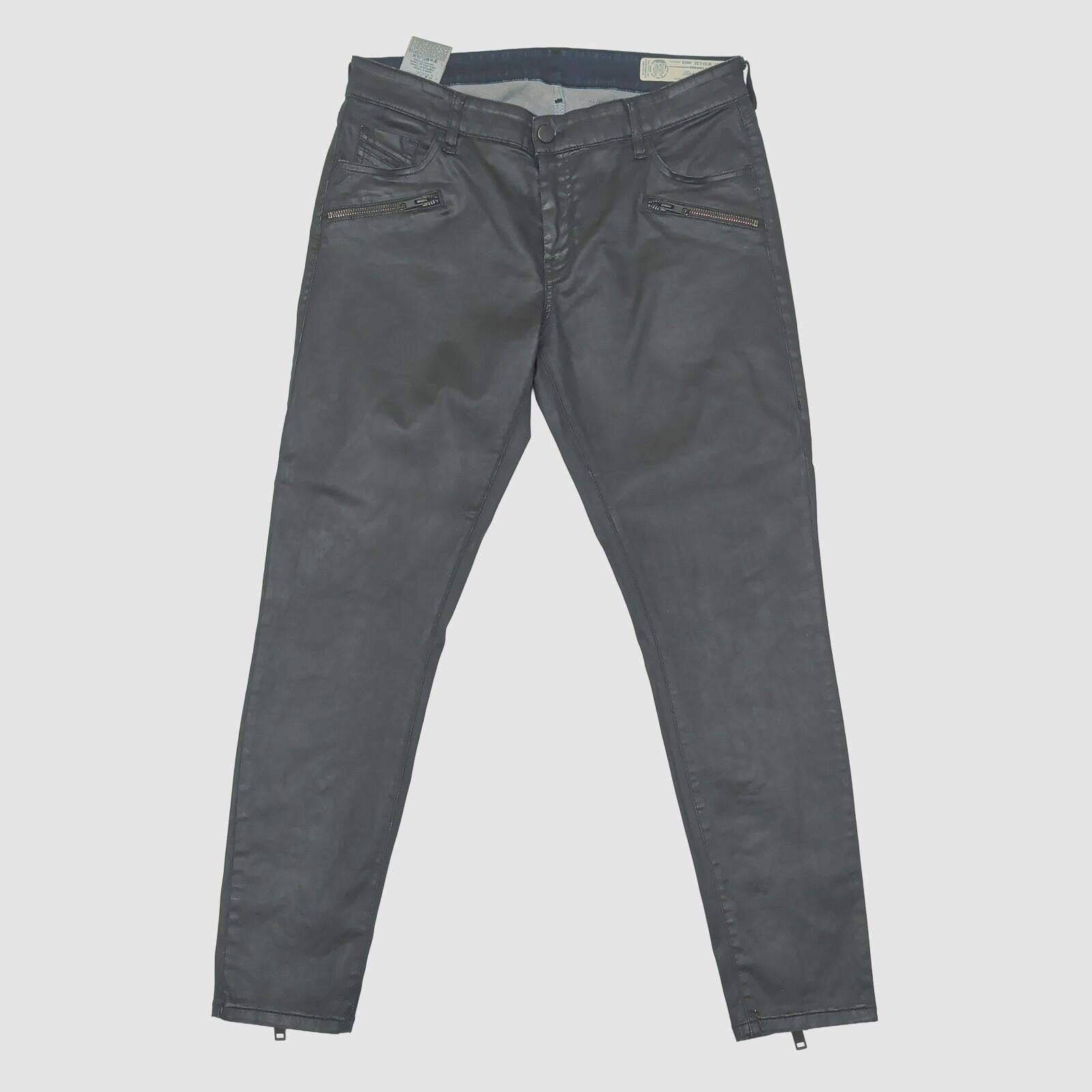diesel slandy bk super slim skinny womens coated stretch jeans w33 l32 by DIESEL – JEANS | RewearableUK