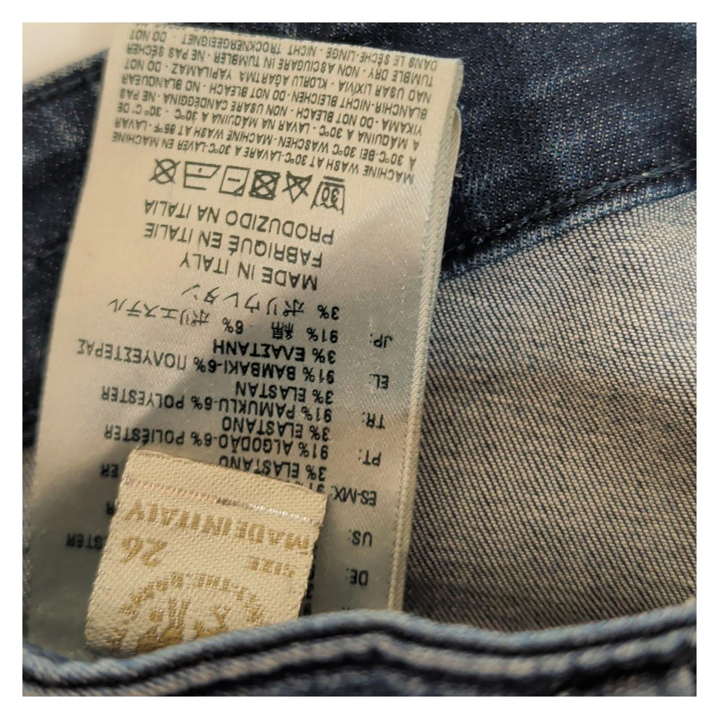 diesel slandy womens size w26 l32 dark blue super slim skinny stretch jeans by DIESEL – | RewearableUK