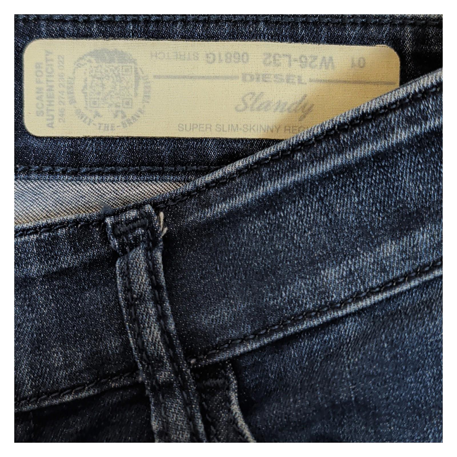 diesel slandy womens size w26 l32 dark blue super slim skinny stretch jeans by DIESEL – | RewearableUK